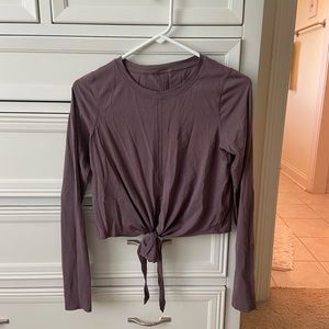 Lulu Lemon Cropped Long Sleeve
